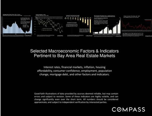 Selected Macroeconomic Factors & Indicators Pertinent to the Bay Area Real Estate Markets